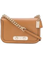 Coach - Swagger Satchel Bag - Women - Leather - One Size, Nude/neutrals, Leather