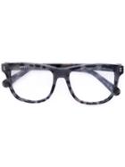Stella Mccartney - Reverse Tortoiseshell Square Glasses - Women - Acetate - 52, Black, Acetate