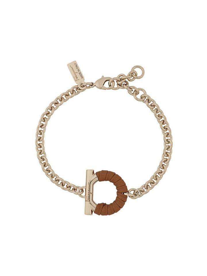 Salvatore Ferragamo Gancini Chain Bracelet - Gold