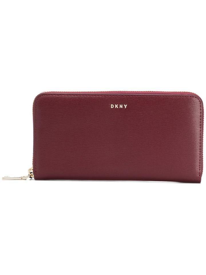 Dkny Bryant Zipped Wallet - Red