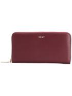Dkny Bryant Zipped Wallet - Red