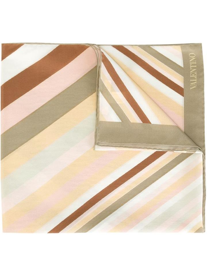 Valentino Striped Scarf
