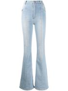 Philipp Plein Cowboy Fit Flared Jeans - Blue