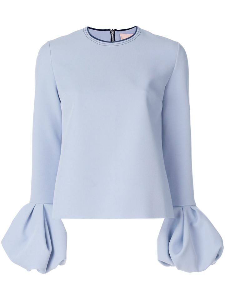 Roksanda Ruffled Cuff Blouse - Blue