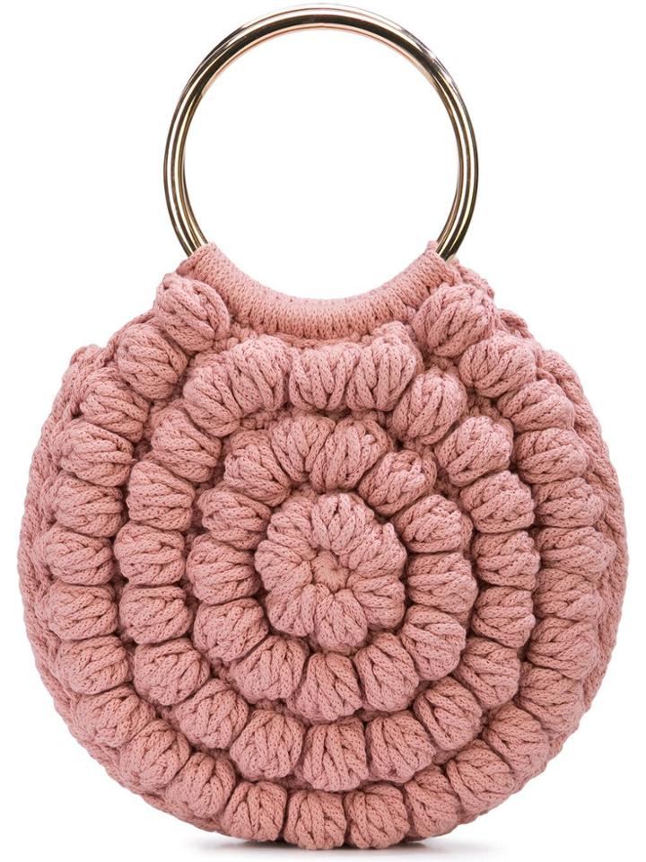 Ulla Johnson Lia Knitted Tote Bag - Pink
