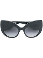 Dolce & Gabbana Eyewear Swarovski Embellished Sunglasses - Black