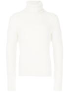 Saint Laurent - Textured Roll Neck Jumper - Men - Polyamide/spandex/elastane/mohair/wool - S, White, Polyamide/spandex/elastane/mohair/wool