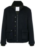 Ports V Boxy-fit Jacket - Blue