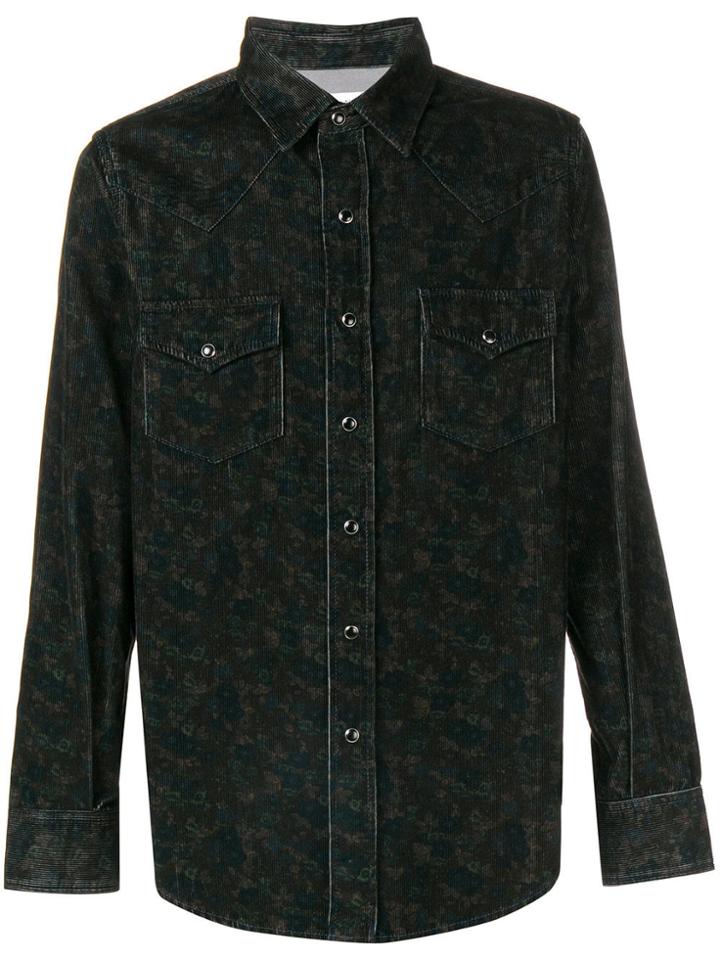 Saint Laurent Corduroy Shirt - Black