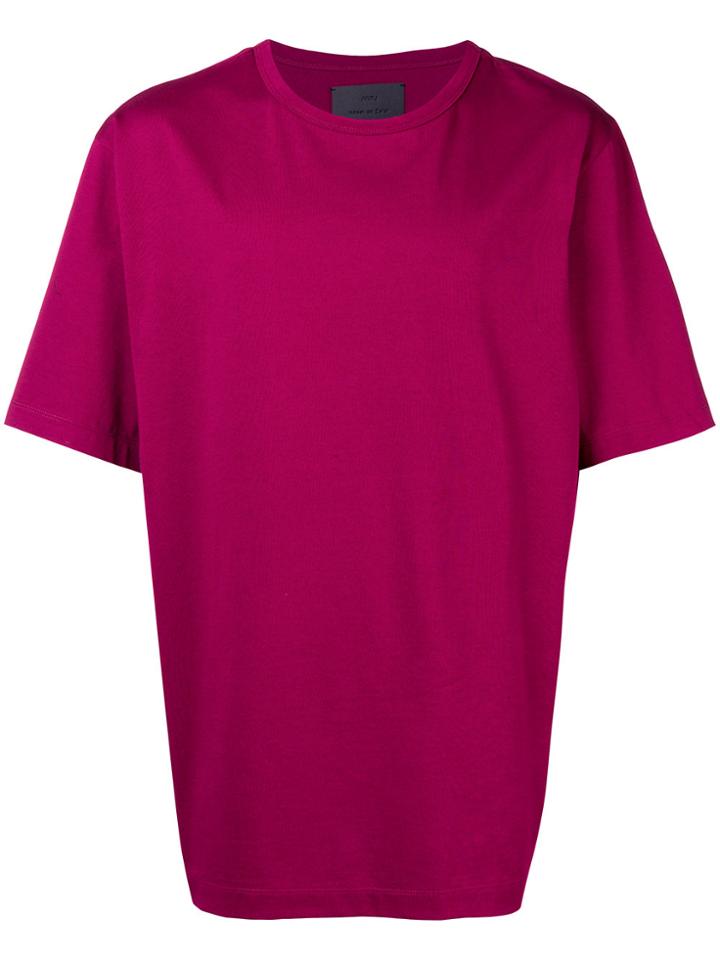 Juun.j Teddy Back Print T-shirt - Pink & Purple