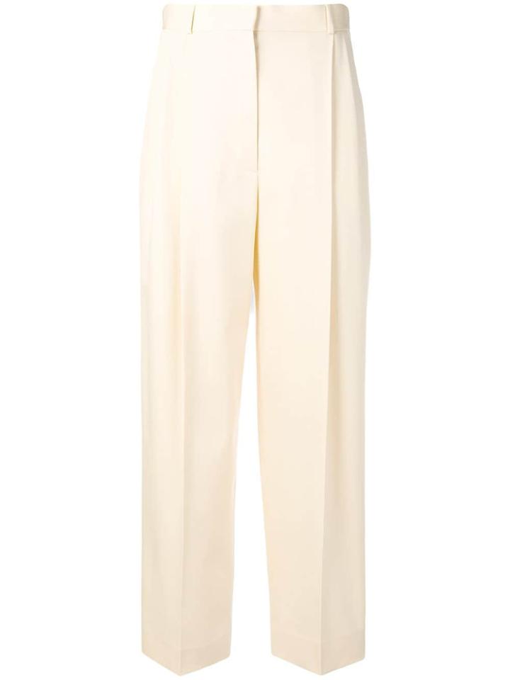 The Row High-waist Wide-leg Trousers - Neutrals