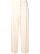 The Row High-waist Wide-leg Trousers - Neutrals