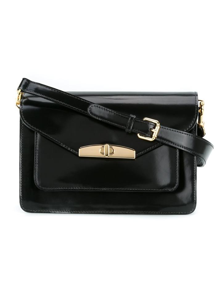 Sarah Chofakian Patent Leather Purse, Women's, Black