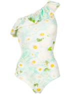 Isolda One Shoulder Swimsuit - Multicolour