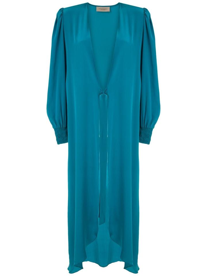Adriana Degreas Silk Midi Cover-up - Blue