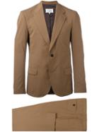 Maison Margiela Classic Two Piece Suit, Men's, Size: 52, Brown, Cotton/spandex/elastane/viscose