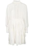 See By Chloé Laser Cut Trim Dress - White