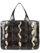 Jimmy Choo Lockett Shopper Tote - Brown