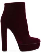 Casadei High Heeled Ankle Boots - Pink & Purple