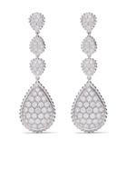 Boucheron 18kt White Gold Serpent Bohème Diamond Pendant Earrings - Wg