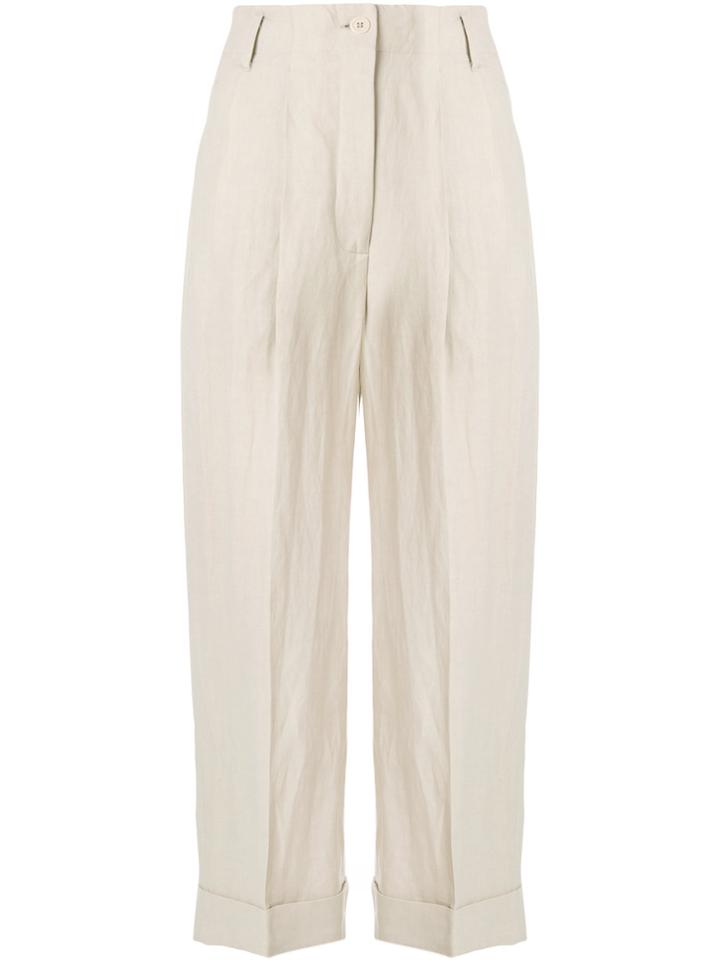 Aspesi High-waisted Trousers - Nude & Neutrals