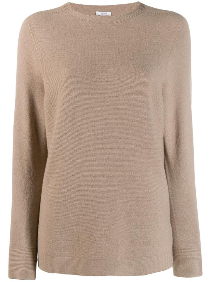 Peserico Round Neck Jumper - Brown