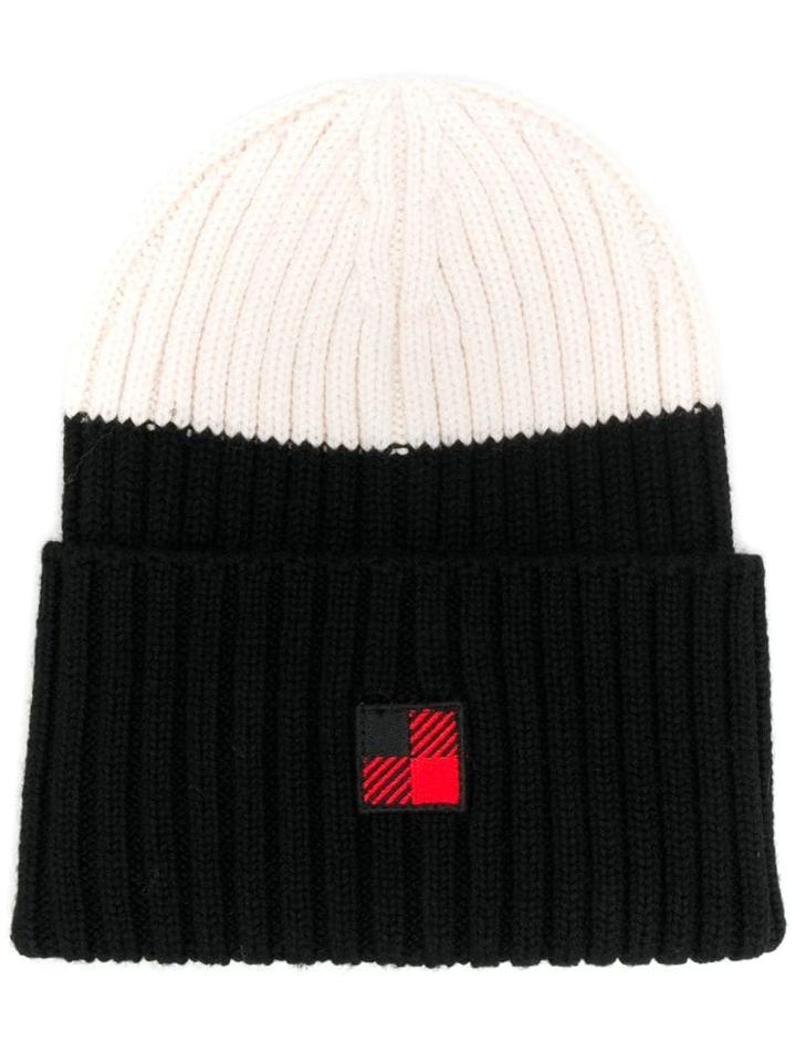 Woolrich Ribbed Knitted Hat - Black