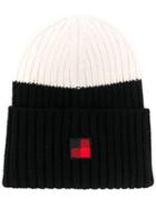 Woolrich Ribbed Knitted Hat - Black
