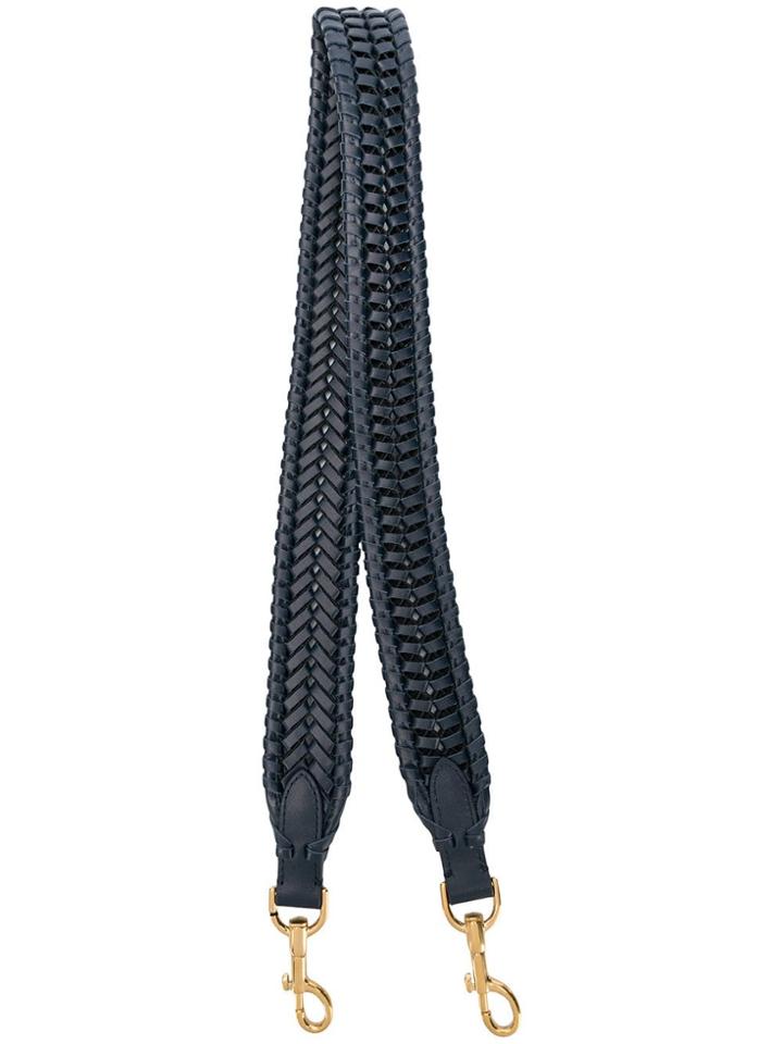 Anya Hindmarch Woven Shoulder Strap - Blue