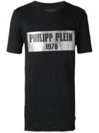 Philipp Plein Front Logo T-shirt - Black