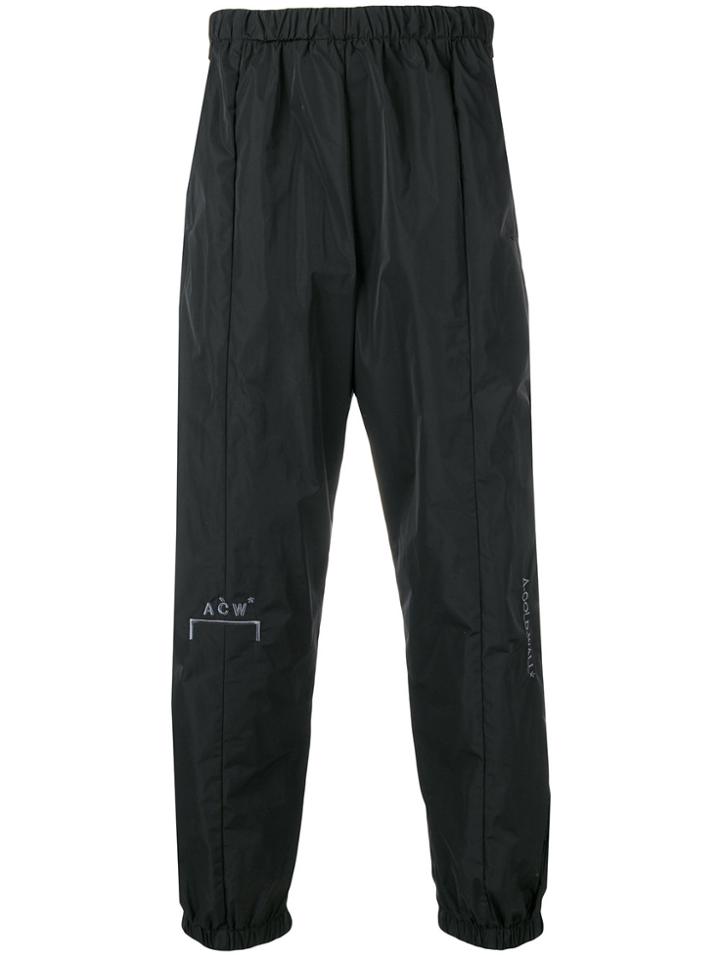 A-cold-wall* Logo Print Track Pants - Black
