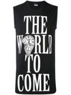 Ktz - Slogan Vest Top - Men - Cotton/spandex/elastane - M, Black, Cotton/spandex/elastane