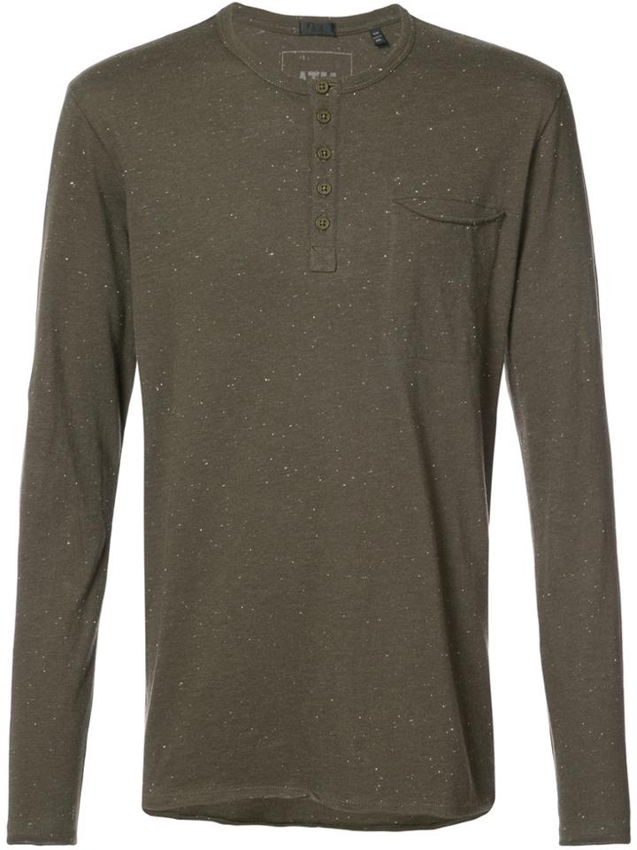 Atm Anthony Thomas Melillo Henley T-shirt - Green