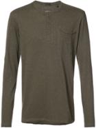 Atm Anthony Thomas Melillo Henley T-shirt - Green