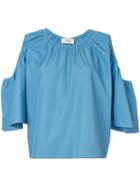 Ports 1961 Wide Sleeve Blouse - Blue