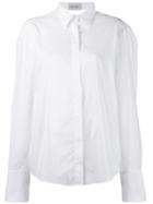 Balossa White Shirt - Deconstructed Open Back Shirt - Women - Cotton - 38, Cotton