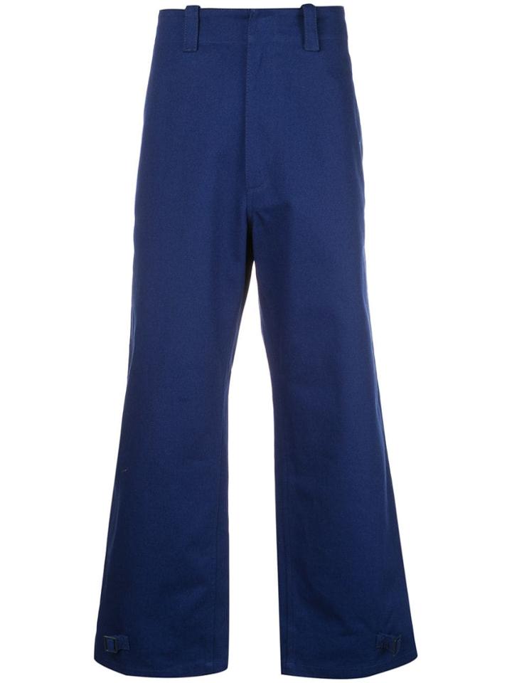 Marni Flared Leg Trousers - Blue