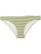 Solid & Striped Striped Bikini Bottoms - Green