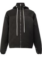 Rick Owens - Hooded Jacket - Men - Cotton/polyester/cupro - 48, Black, Cotton/polyester/cupro