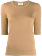 Snobby Sheep Slim-fit Knitted Top - Brown
