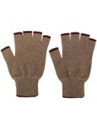 Pringle Of Scotland Fingerless Gloves - Nude & Neutrals