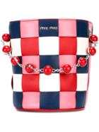 Miu Miu Cube Tote, Women's, Calf Leather