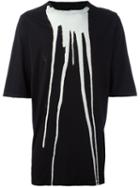 Rick Owens Drkshdw Abstract Print T-shirt, Men's, Black, Cotton