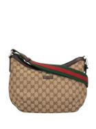 Gucci Pre-owned Gg Shelly Line Sylvie Web Detail Shoulder Bag - Brown