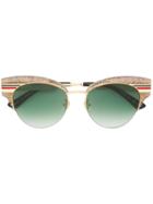 Gucci Eyewear Cat-eye Glitter Sunglasses - Multicolour