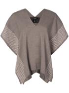Voz Striped Edge Manta - Brown