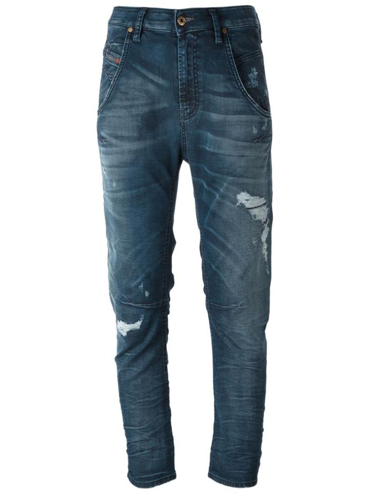 Diesel 'fayzane' Boyfriend Jeans, Women's, Size: 27, Blue, Lyocell/cotton/spandex/elastane