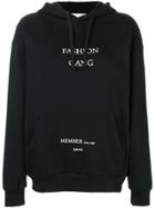 Ih Nom Uh Nit Fashion Gang Slogan Hoody - Black