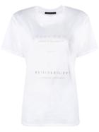 Fabiana Filippi Slogan Print T-shirt - White