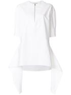 Cédric Charlier Heavy Zipped Shirt - White